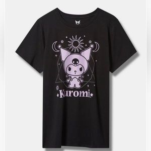 Torrid Kuromi Classic Fit Cotton Ringer Tee Size 3